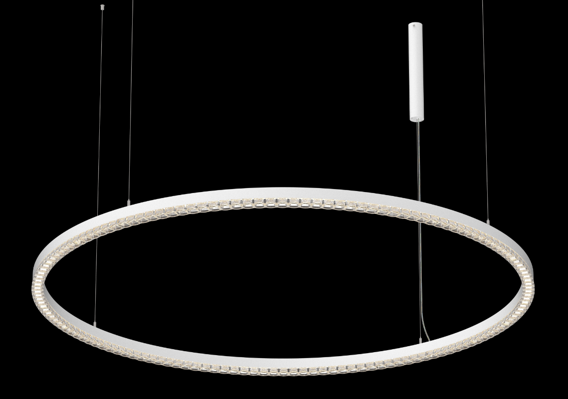 LS2626 49.2 inch 80W High lighting efficiency Adjustable CCT Straight line Type Curve Type Round Type modular modeling luminaries